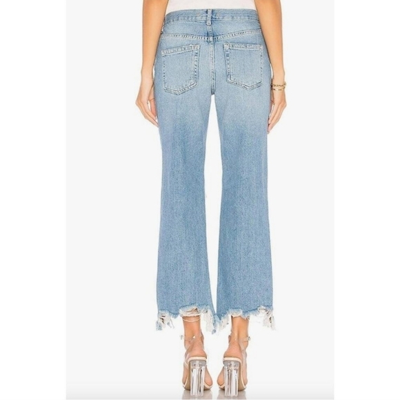 Free People Women's Maggie Mid-Rise Straight Leg Jeans - Picture 3 of 12